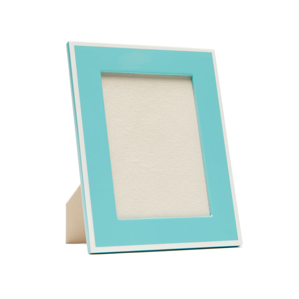Laurel Picture Frame Baby Blue/White 4 x 6