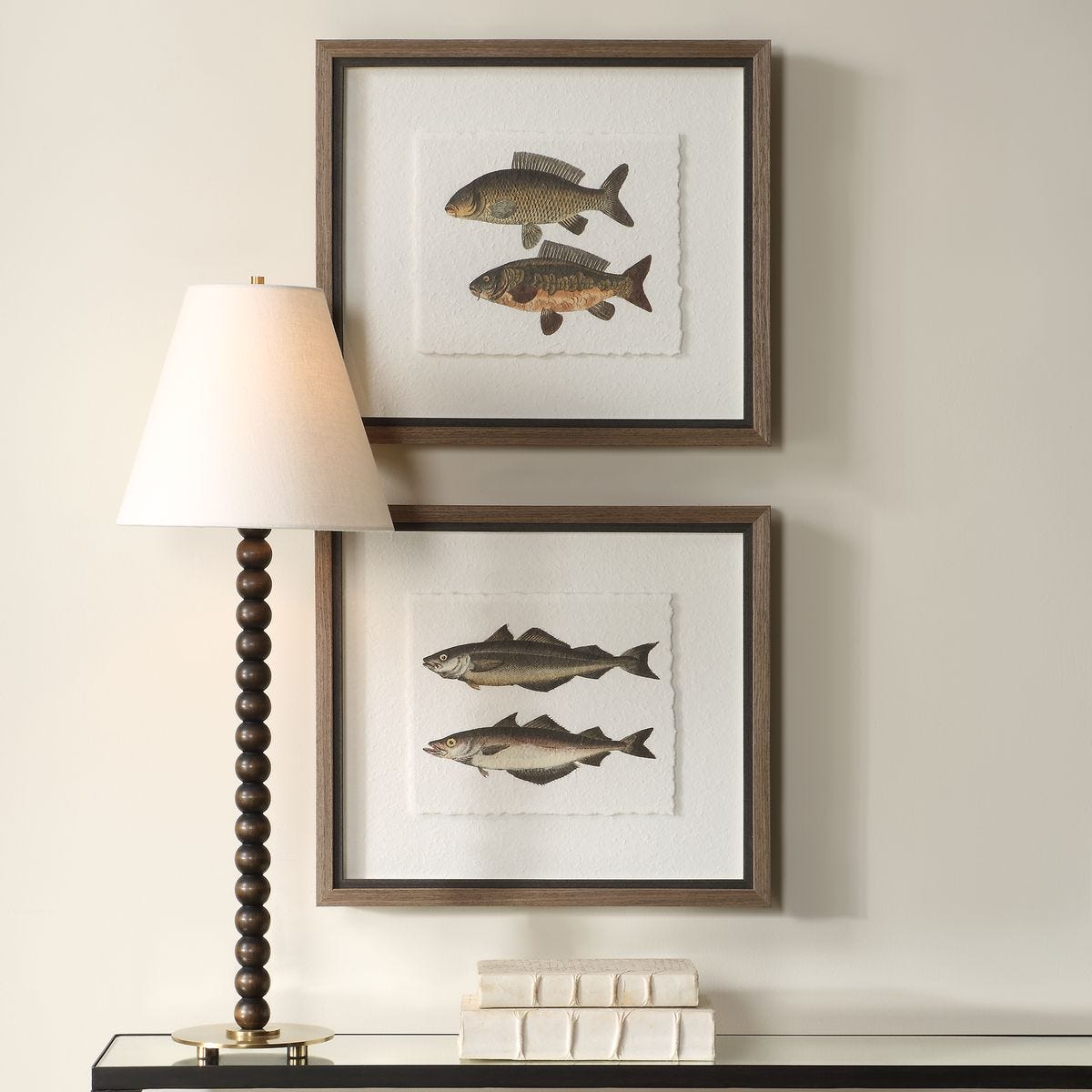 Uttermost The Catch Framed Prints, S/2 - CLOSEOUT