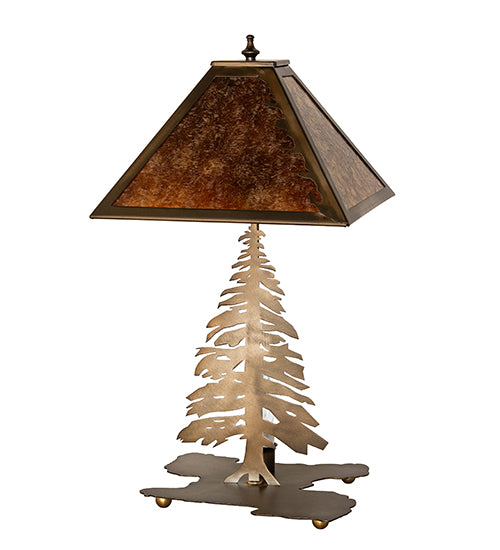 21" High Tall Pines Table Lamp
