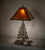 21" High Tall Pines Table Lamp
