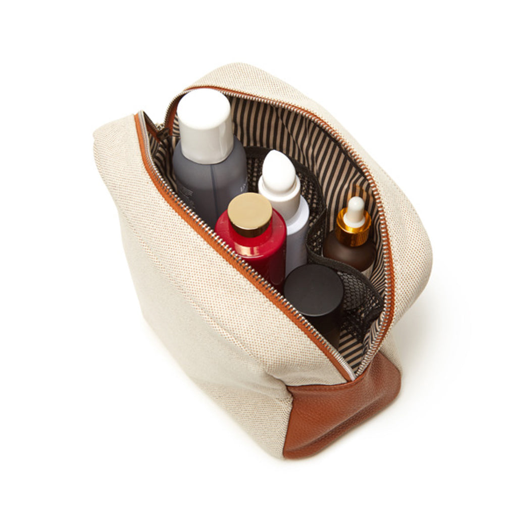 Capri Cosmetic Bag Brown