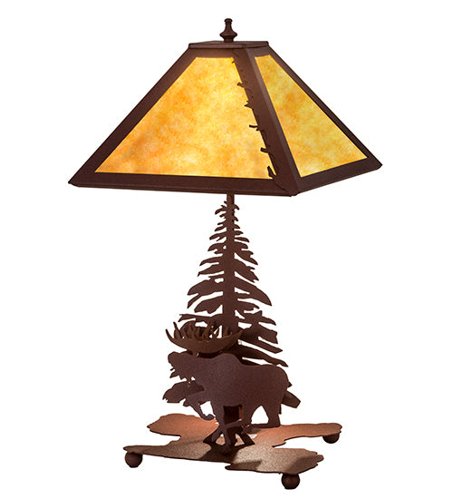21"H Moose on the Loose Table Lamp