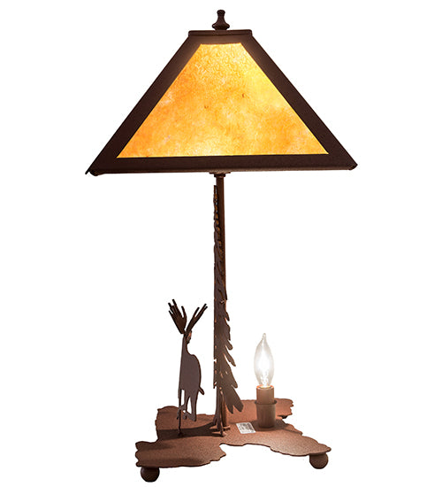 21"H Moose on the Loose Table Lamp