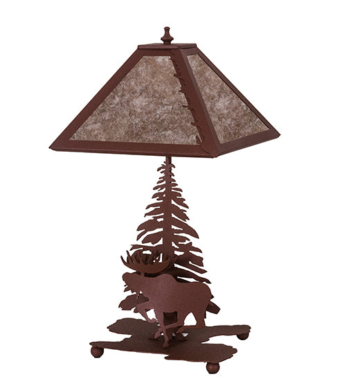 21"H Moose on the Loose Table Lamp