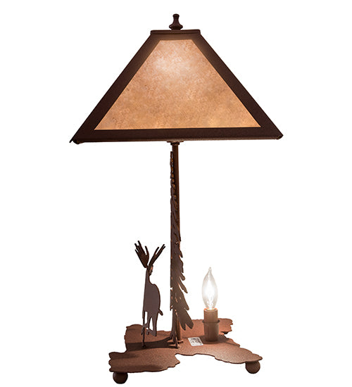 21"H Moose on the Loose Table Lamp