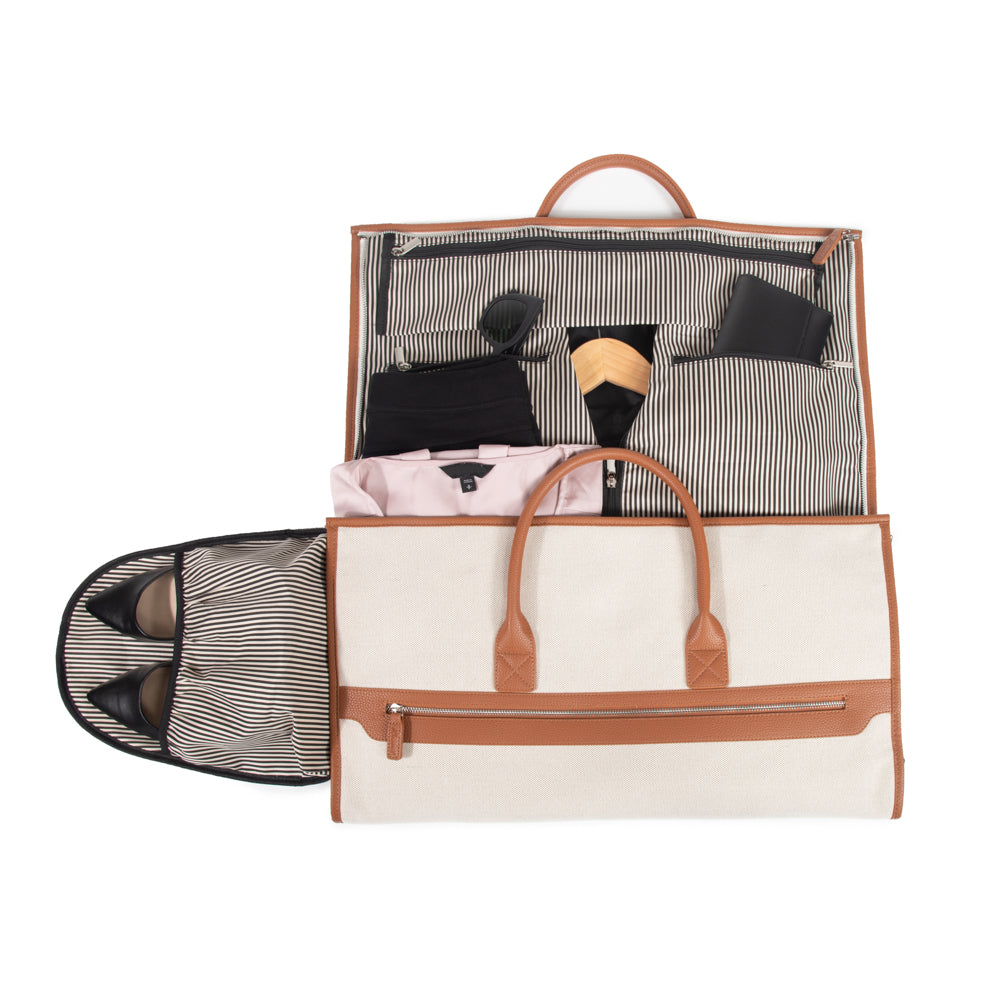 Capri 2-N-1 Garment & Duffel Bag Brown/Co
