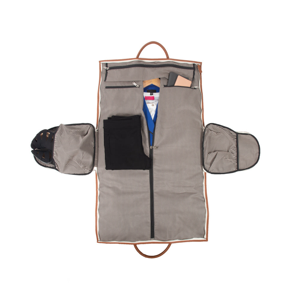 Capri 2-N-1 Garment & Duffel Bag Brown/Co
