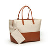 Capri Tote Bag With Pouch Brown/Co