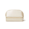Abbey Travel Cosmetic Case Pearl White