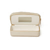 Abbey Travel Cosmetic Case Pearl White