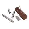 The Hip Trio Cigar and Flask Set Brown