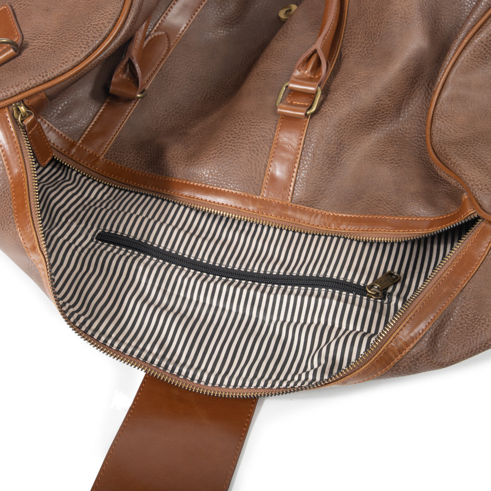 The Oxford Duffel Bag Chocolate Brown