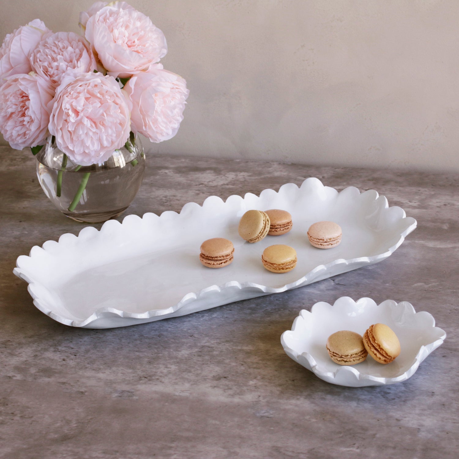 Beatriz Ball VIDA Colette Large Oblong Platter (White)