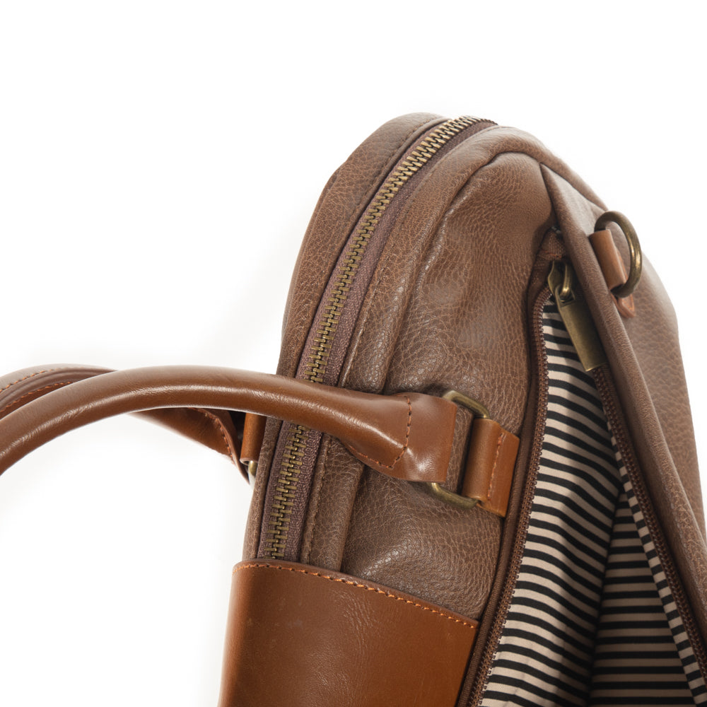The Oxford Laptop Case Chocolate Brown