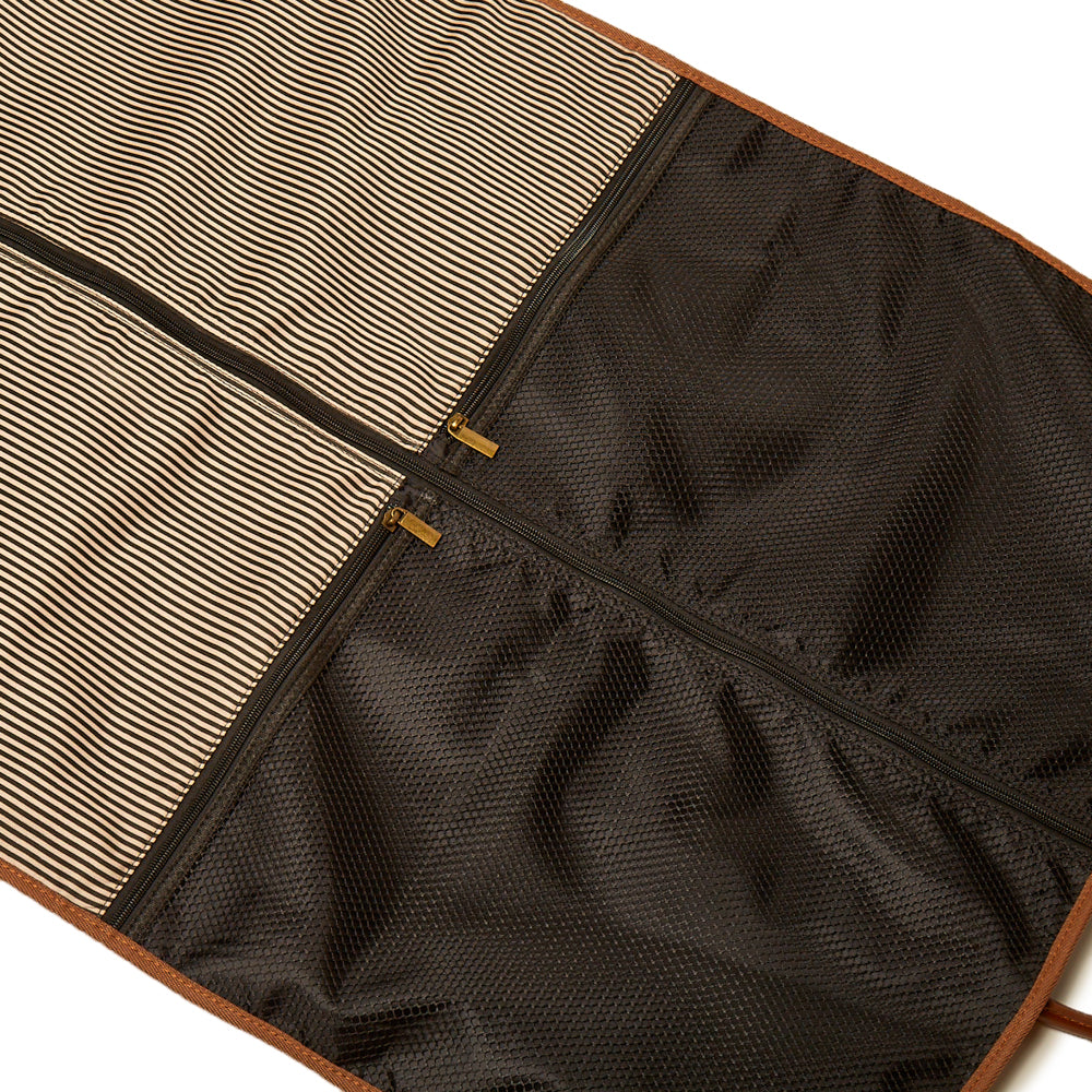 The Oxford Garment Bag Chocolate Brown