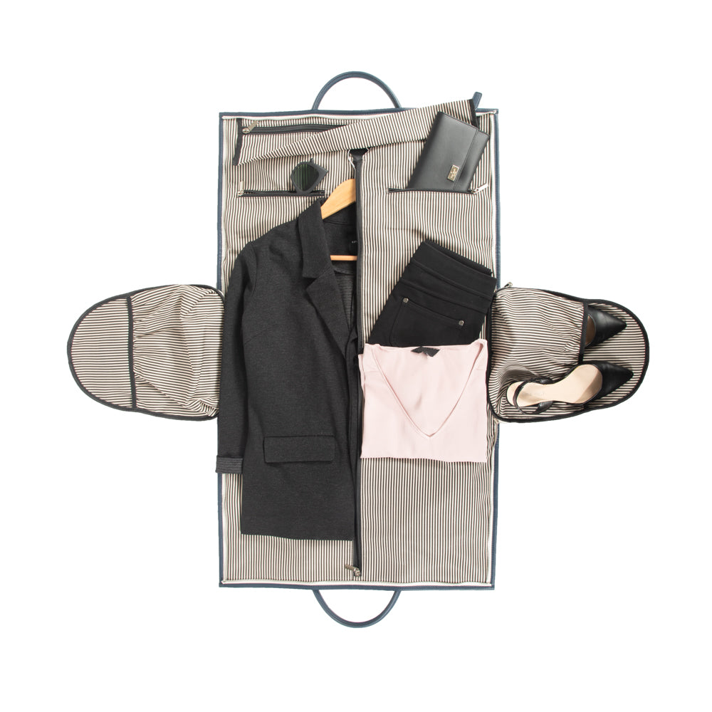 Capri 2-N-1 Garment & Duffel Bag Navy/Co