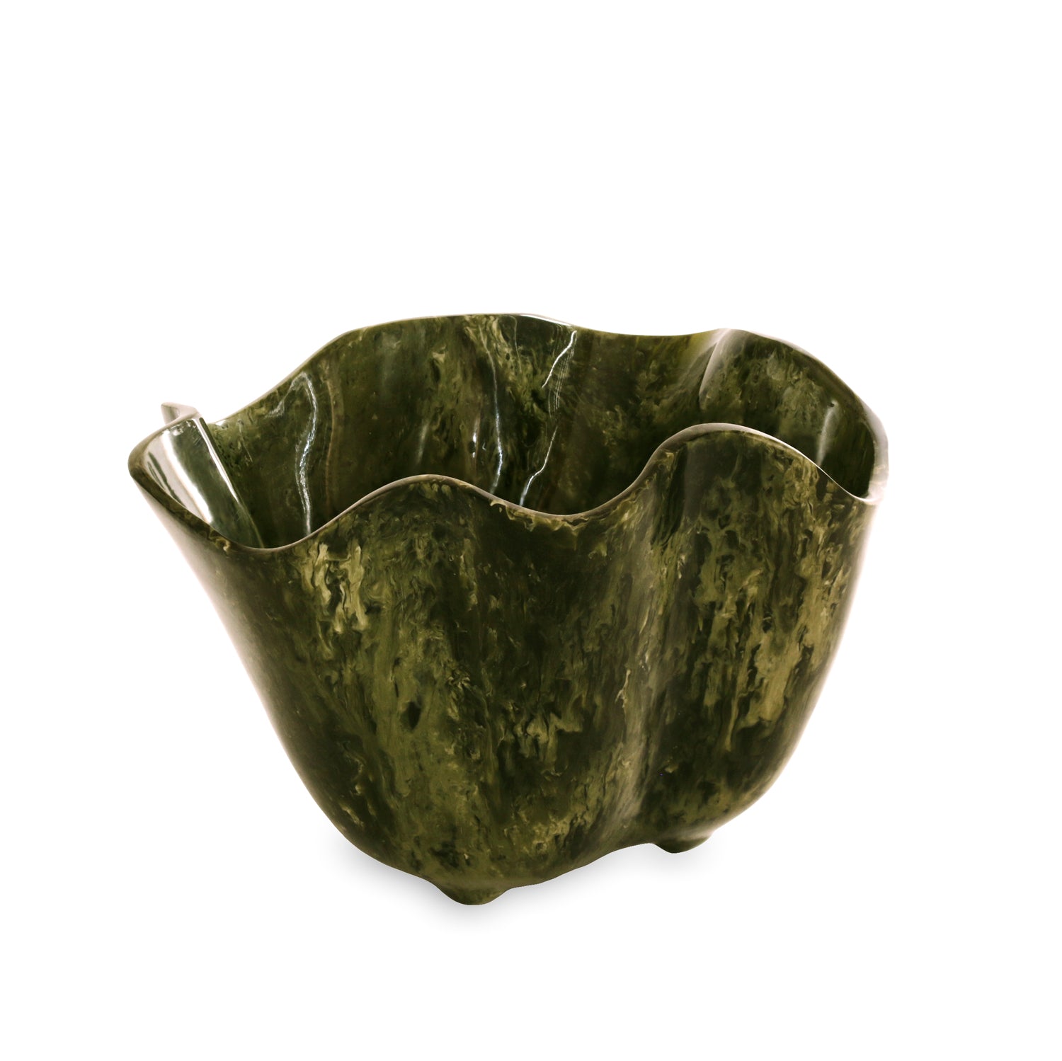Beatriz Ball RESIN Malachite Ice Bucket (Green)