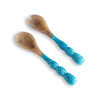 Beatriz Ball RESIN Rio Bubble Salad Servers  (Turquoise)