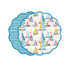 Beatriz Ball VIDA Sailboats and Stripes Reversible Placemats Set of 4 (Multi)