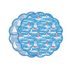 Beatriz Ball VIDA Sailboats and Lighthouses Reversible Placemats Set of 4 (Blue and Red) - PRE-ORDER