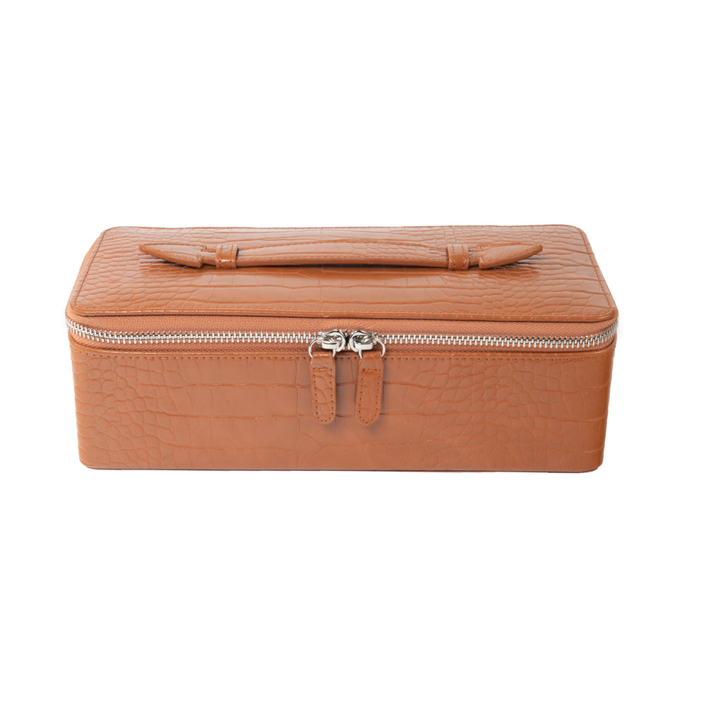 Sydney 1 Tray Jewelry Case Brown