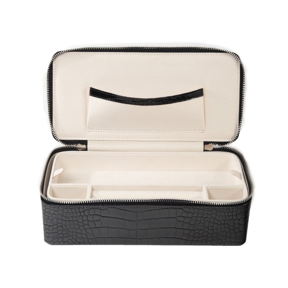 Sydney 1 Tray Jewelry Case Black