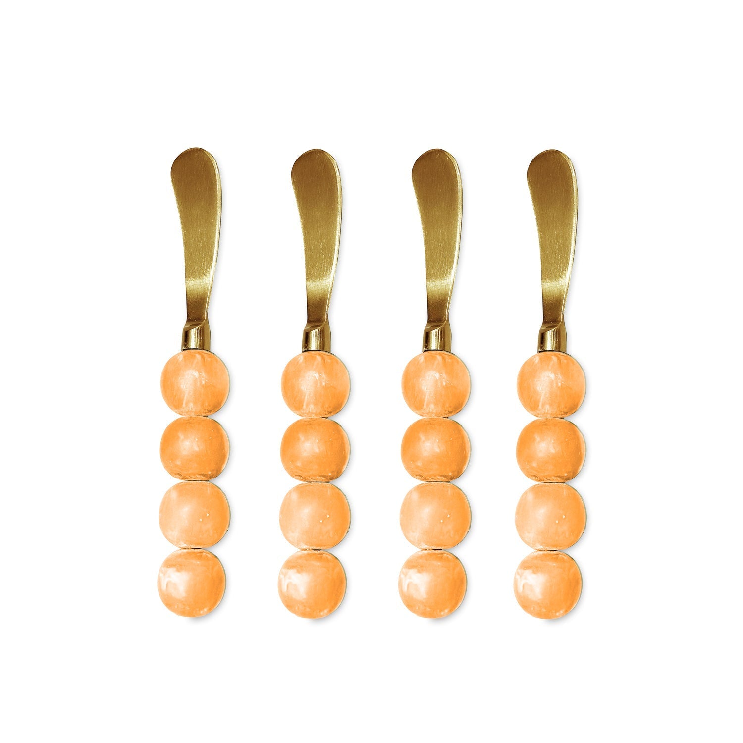Beatriz Ball RESIN Sorbet Spreaders Set of 4 (Tangerine)