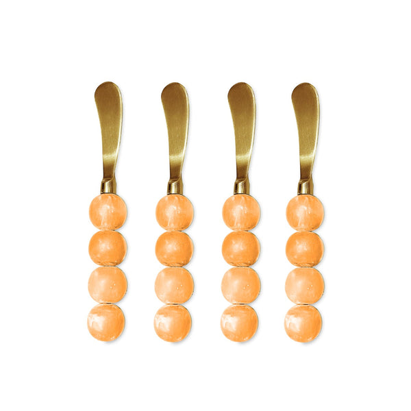Beatriz Ball RESIN Sorbet Spreaders Set of 4 (Tangerine)