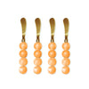 Beatriz Ball RESIN Sorbet Spreaders Set of 4 (Tangerine)