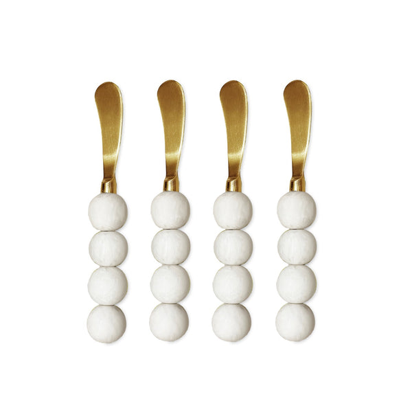 Beatriz Ball RESIN Sorbet Speaders Set of 4 (Coconut)