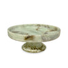 Beatriz Ball RESIN Giada Pedestal Cake Plate (Jade Swirl)