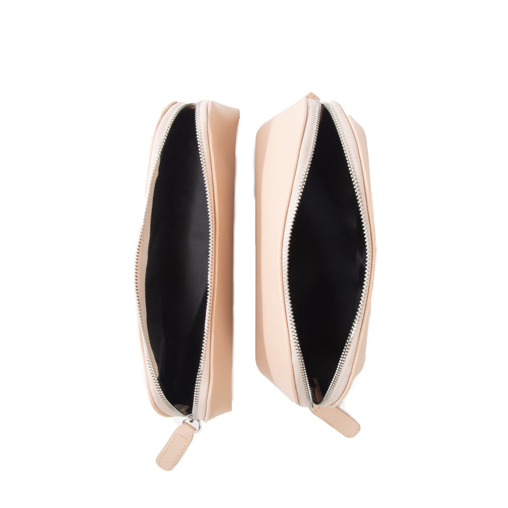 Corie Cosmetic and Brush Case Taupe