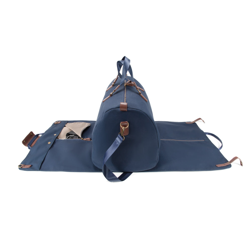 Harrison 2 Piece Duffel & Garment Bag Navy