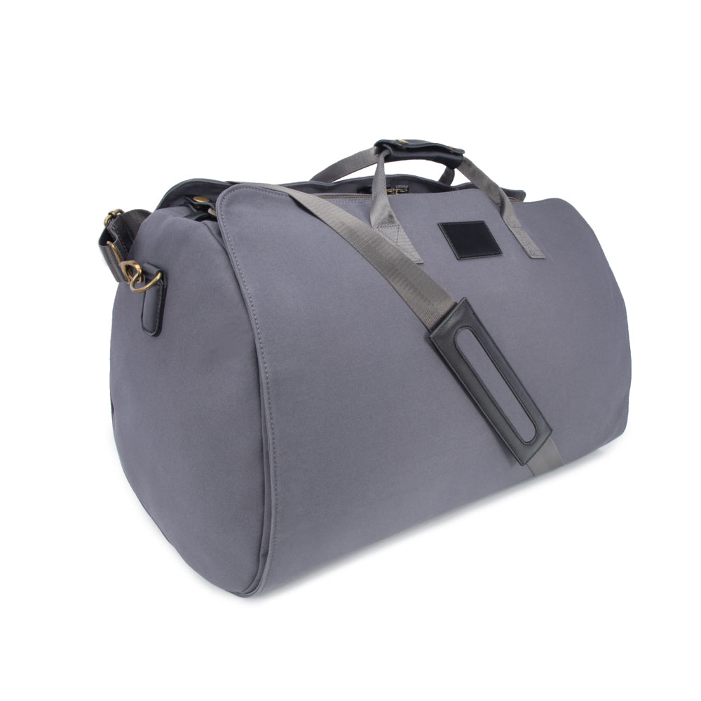Harrison 2 Piece Duffel & Garment Bag Grey