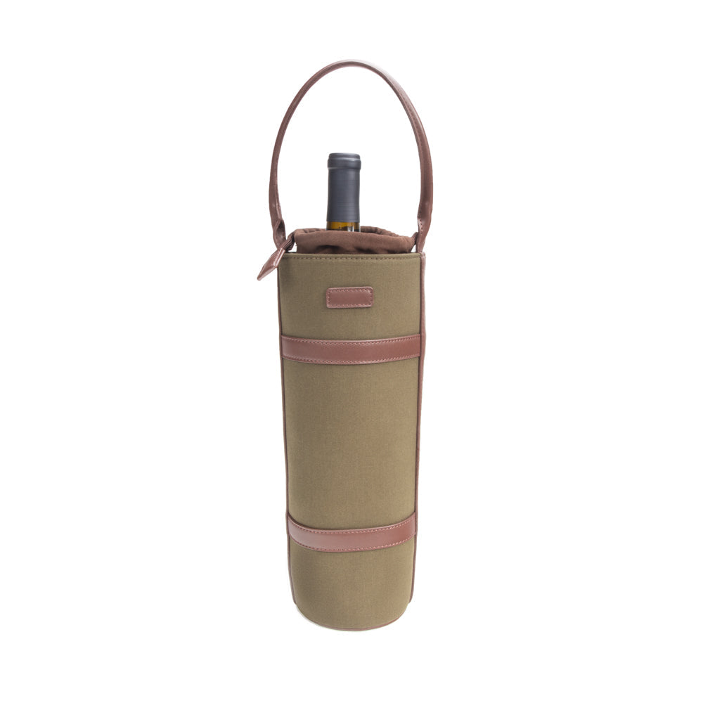 Skyler Single Wine Bag Olive