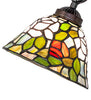 20" High Tiffany Rosebush Bridge Arm Desk Lamp