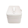 Abby Jewelry & Cosmetic Case Pearl White