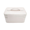 Abby Jewelry & Cosmetic Case Pearl White