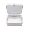 Abby Jewelry & Cosmetic Case Pearl White
