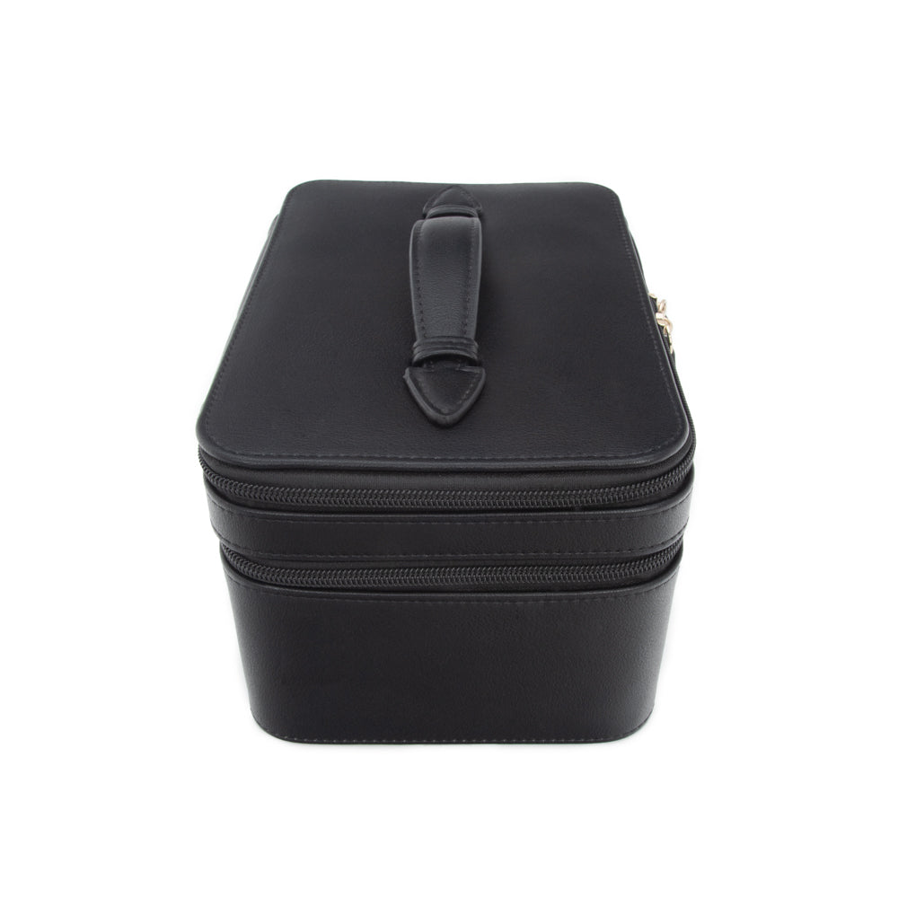 Abby Jewelry & Cosmetic Case Pearl White