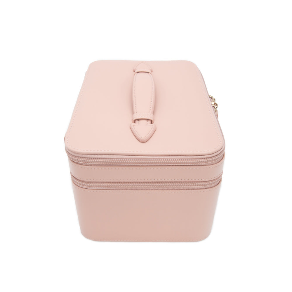 Abby Jewelry & Cosmetic Case Pearl White