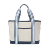 The Capri Stripe Tote Navy