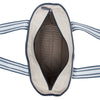 The Capri Stripe Tote Navy