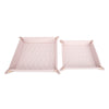 Leah 2-Piece Quilted Throw All Pale Pink