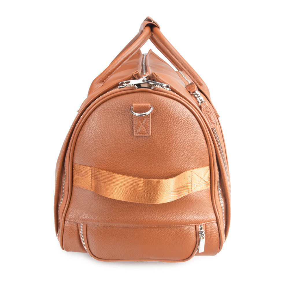 Brett 2-in-1 Garment & Duffel Roller Bag Chestnut