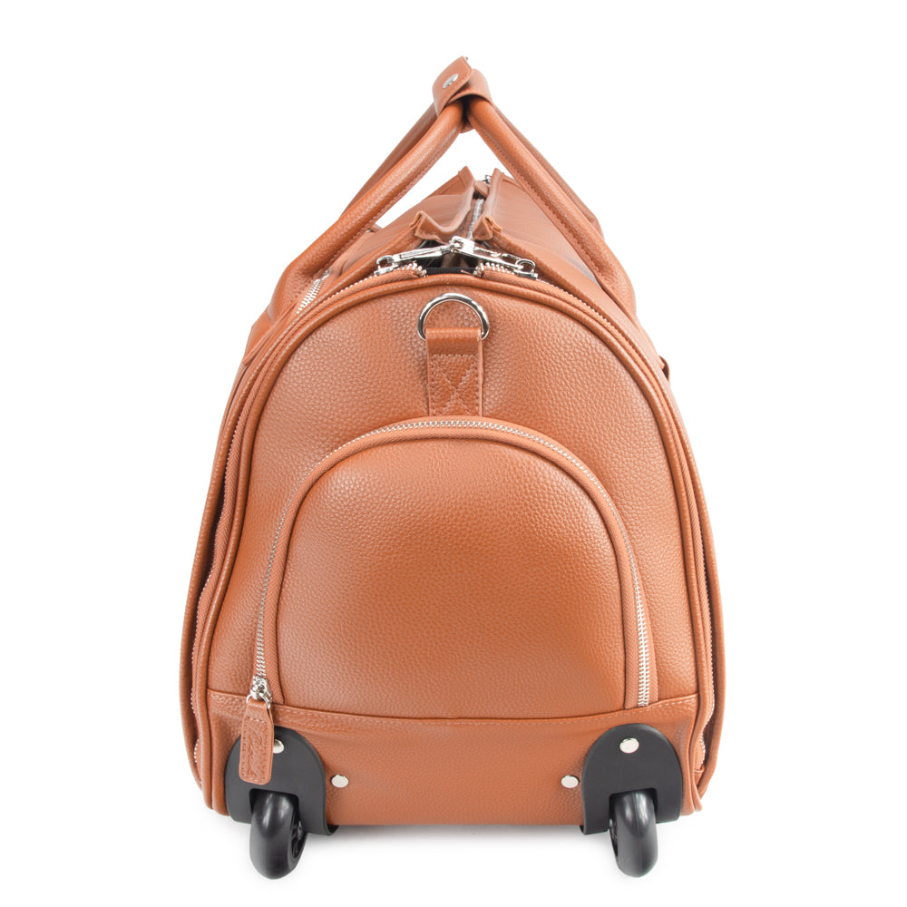 Brett 2-in-1 Garment & Duffel Roller Bag Chestnut