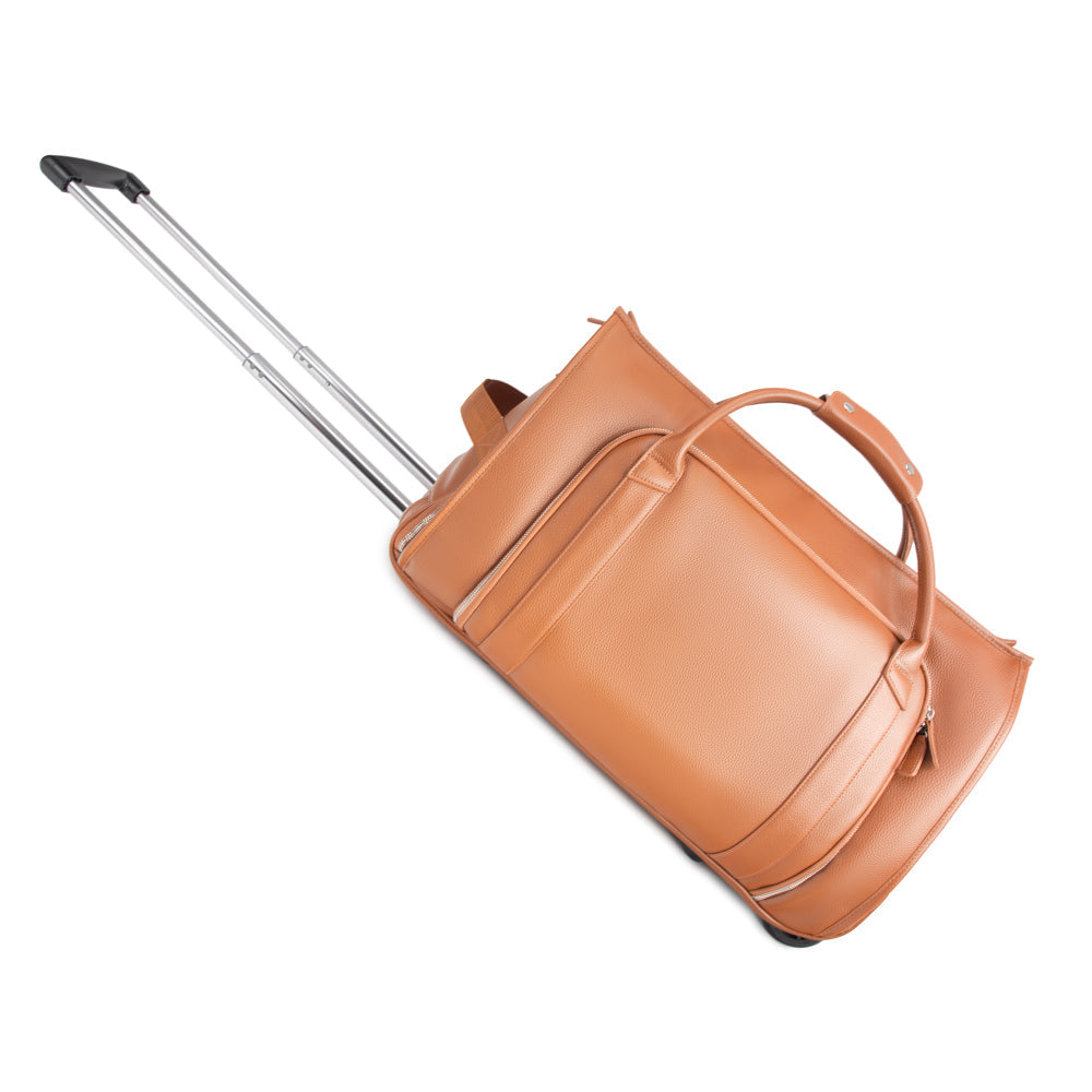 Brett 2-in-1 Garment & Duffel Roller Bag Chestnut