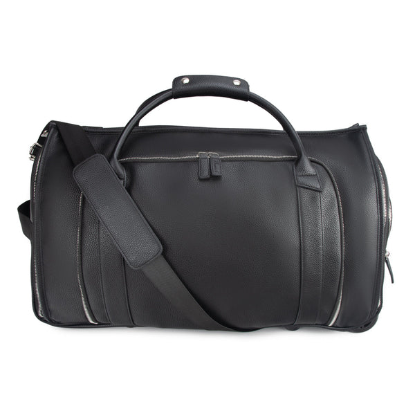 Brett 2-in-1 Garment & Duffel Roller Bag Black