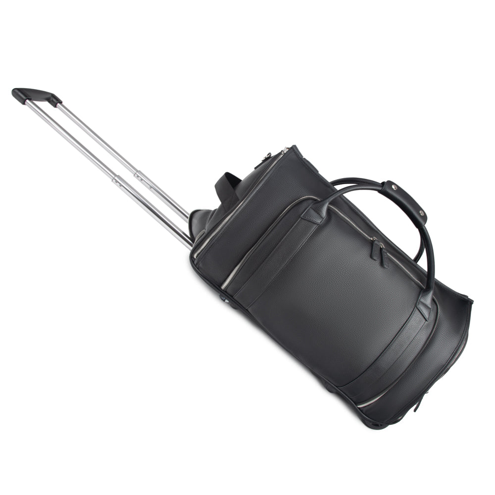 Brett 2-in-1 Garment & Duffel Roller Bag Black