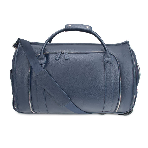Brett 2-in-1 Garment & Duffel Roller Bag Navy